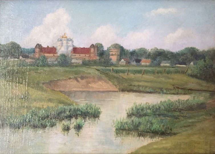 «Церква в Острозі». 1990-і рр. Полотно, олія